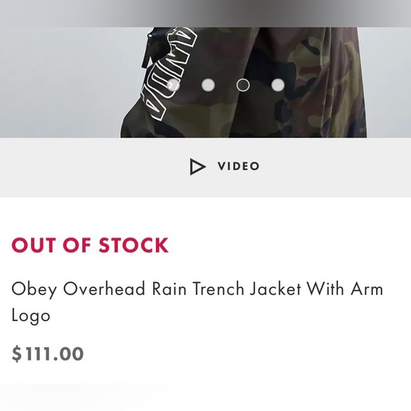 Obey  Propaganda Nylon Hooded Pullover Jacket ASOS - Picture 7 of 16